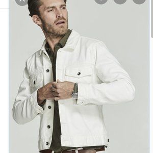Todd Snyder White Denim Jean Jacket stretch